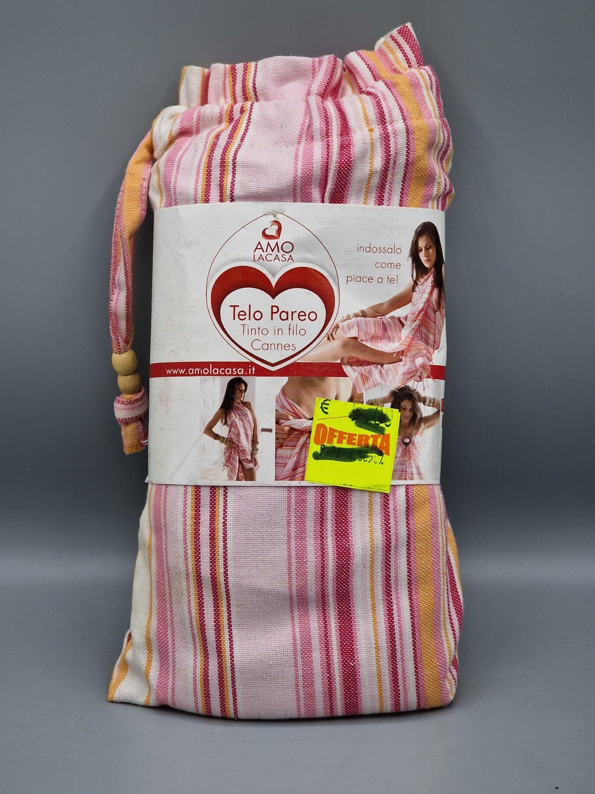 Amo La Casa, Telo Pareo, Umhängetuch, 110x170 cm